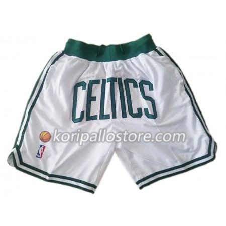 NBA Boston Celtics Valkoinen Miesten Tasku Shortsit Swingman